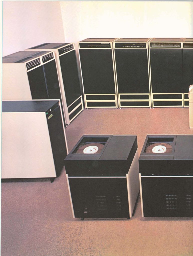 A group of DEC PDP !) computers in a group